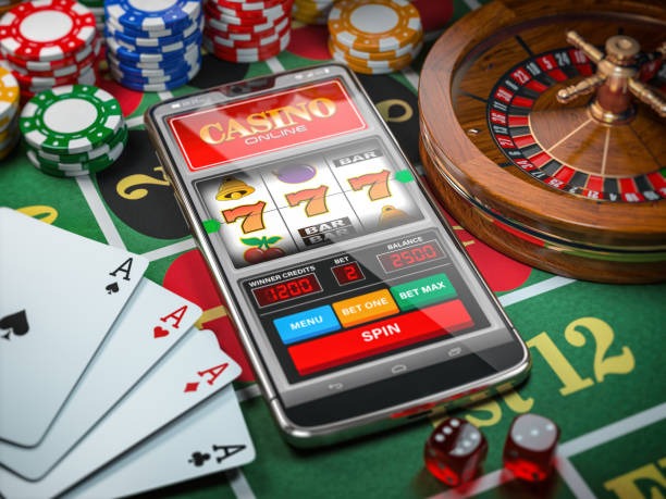 Mobile app dashboard showing live score strip and game category tiles